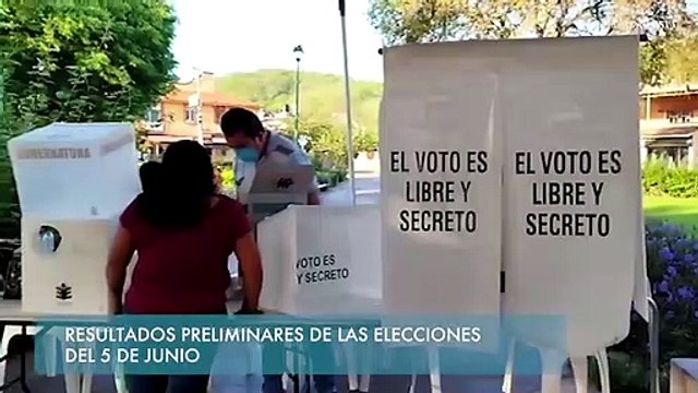 Resultados preliminares de las Elecciones del 5 de junio