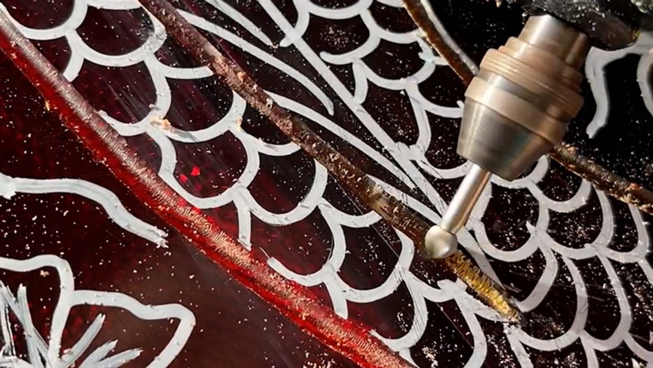 Customized taillights with intricate engravings