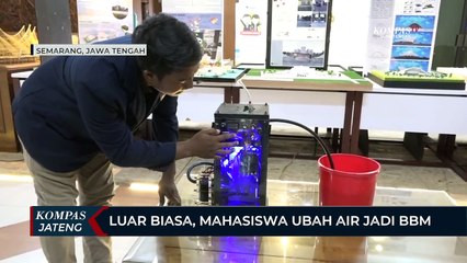 Luar Biasa, Mahasiswa Ubah Air Jadi BBM
