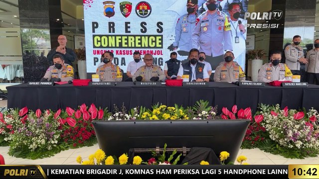 PRESISI UPDATE : Konferensi Pers Ungkap Kasus Menonjol Di Wilayah Jateng