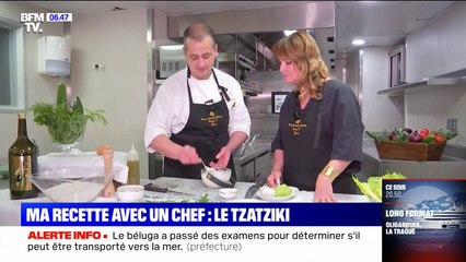 Ma recette avec un chef: le tzatzíki avec Adeline François