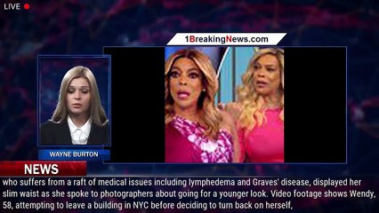 Wendy Williams, 58, sparks concern as she steps out appearing disorientated and showing trim f - 1br
