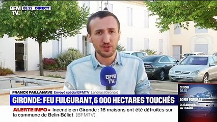 Reprise de feu fulgurante en Gironde: plus de 6000 hectares ont brûlé depuis ce mardi
