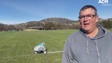 Canberra gets its first robot linemarker named Albie | August 10, 2022 | Canberra Times
