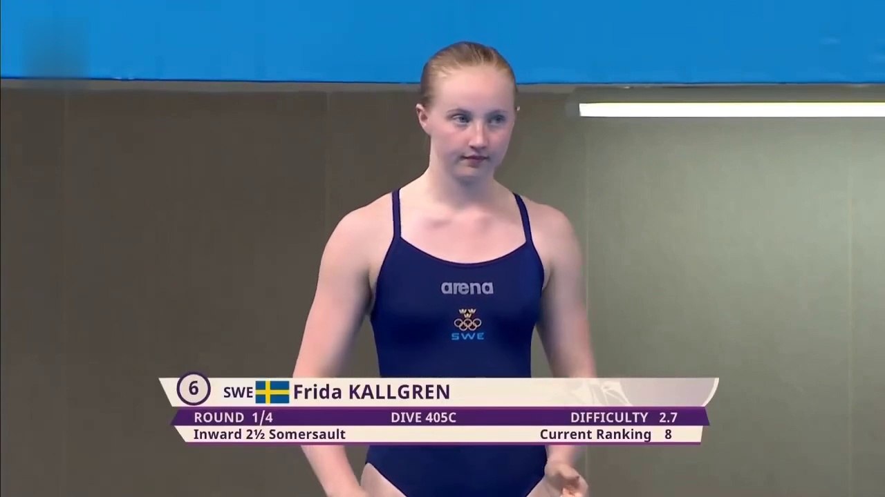 Frida Kallgren (Sweden) - 3m Springboard - European Diving Championships