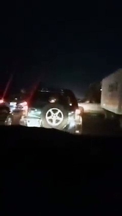 Commuters Scamper As Armed Men Operate On Long Bridge  A video has surfaced showing the moments after a robbery on Long Bridge along the Lagos-Ibadan Expressway in the early hours of Wednesday.