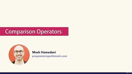 Comparison Operators