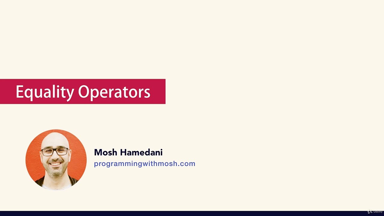 Equality Operators