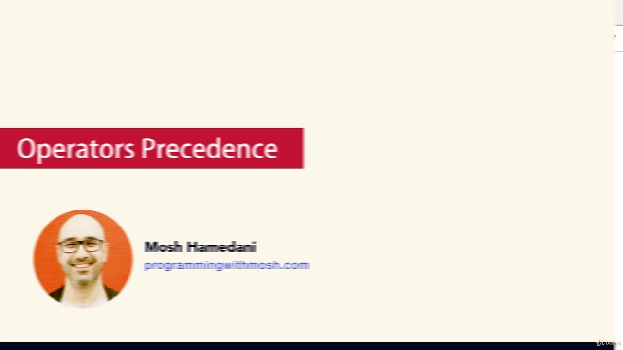 Operator Precedence
