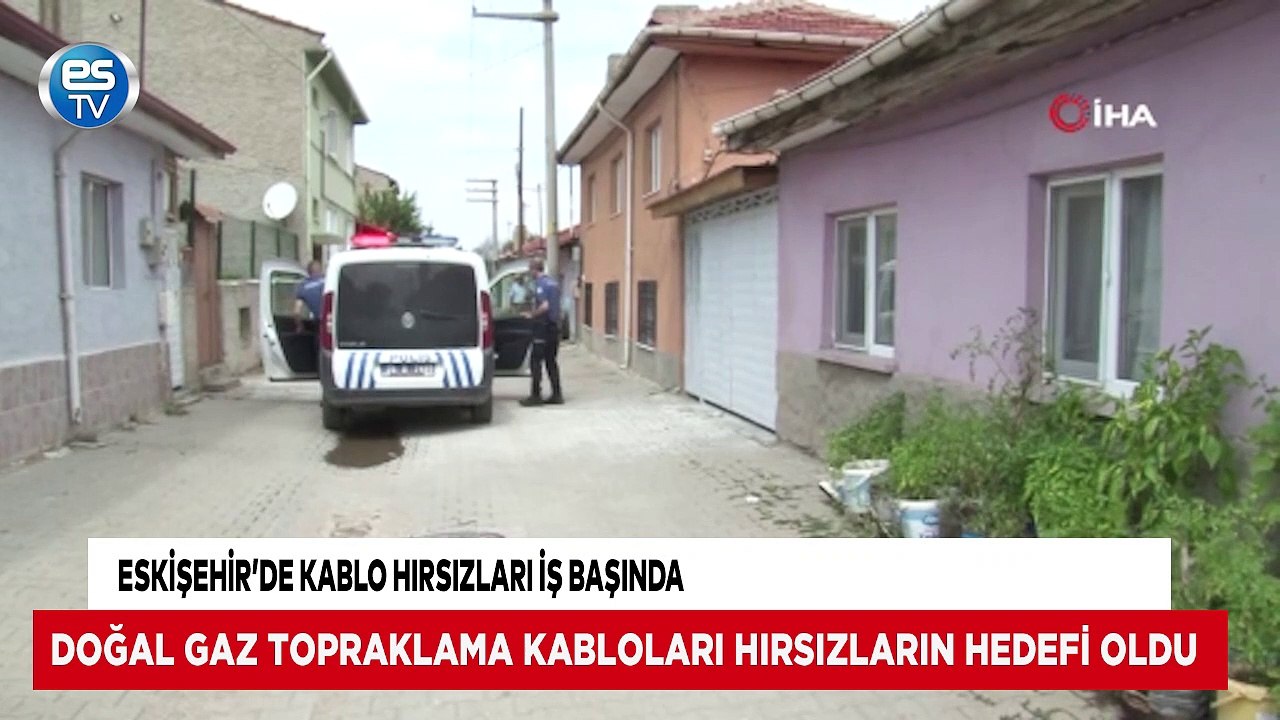 Eskişehir’de kablo hırsızları iş başında