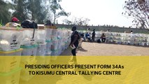 Presiding officers present form 34As to Kisumu Central tallying centre