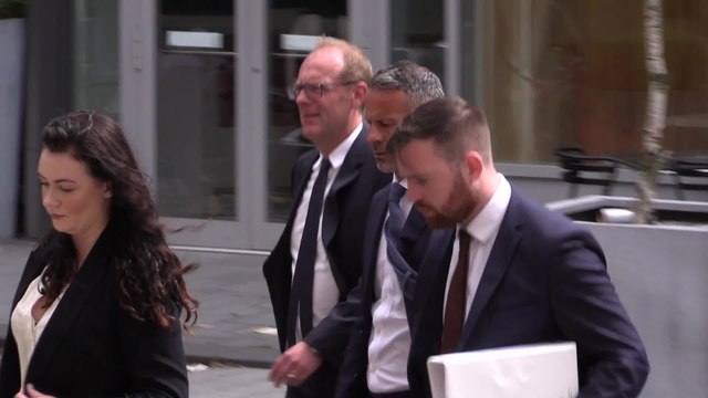 Ryan Giggs arrive au tribunal pour répondre face aux accusations de violences conjugales