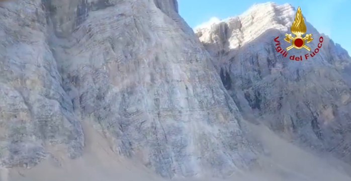 Borca di Cadore (BL) - Frana sul Monte Pelmo (10.08.22)