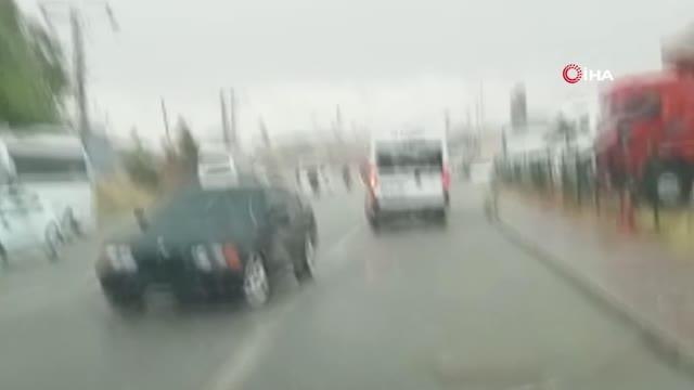 Tekirdağ gündem haberi | Çorlu'da kuvvetli yağış yolları göle çevirdi