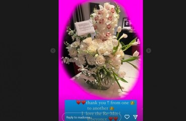 Beyonce sends Madonna flowers and hails her a 'masterpiece genius'