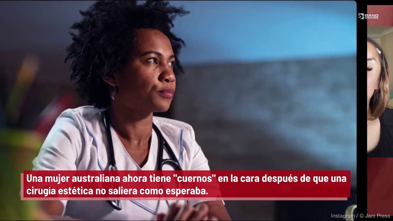 Cirugía estética mal realizada deja a una mujer... con 'cuernos'