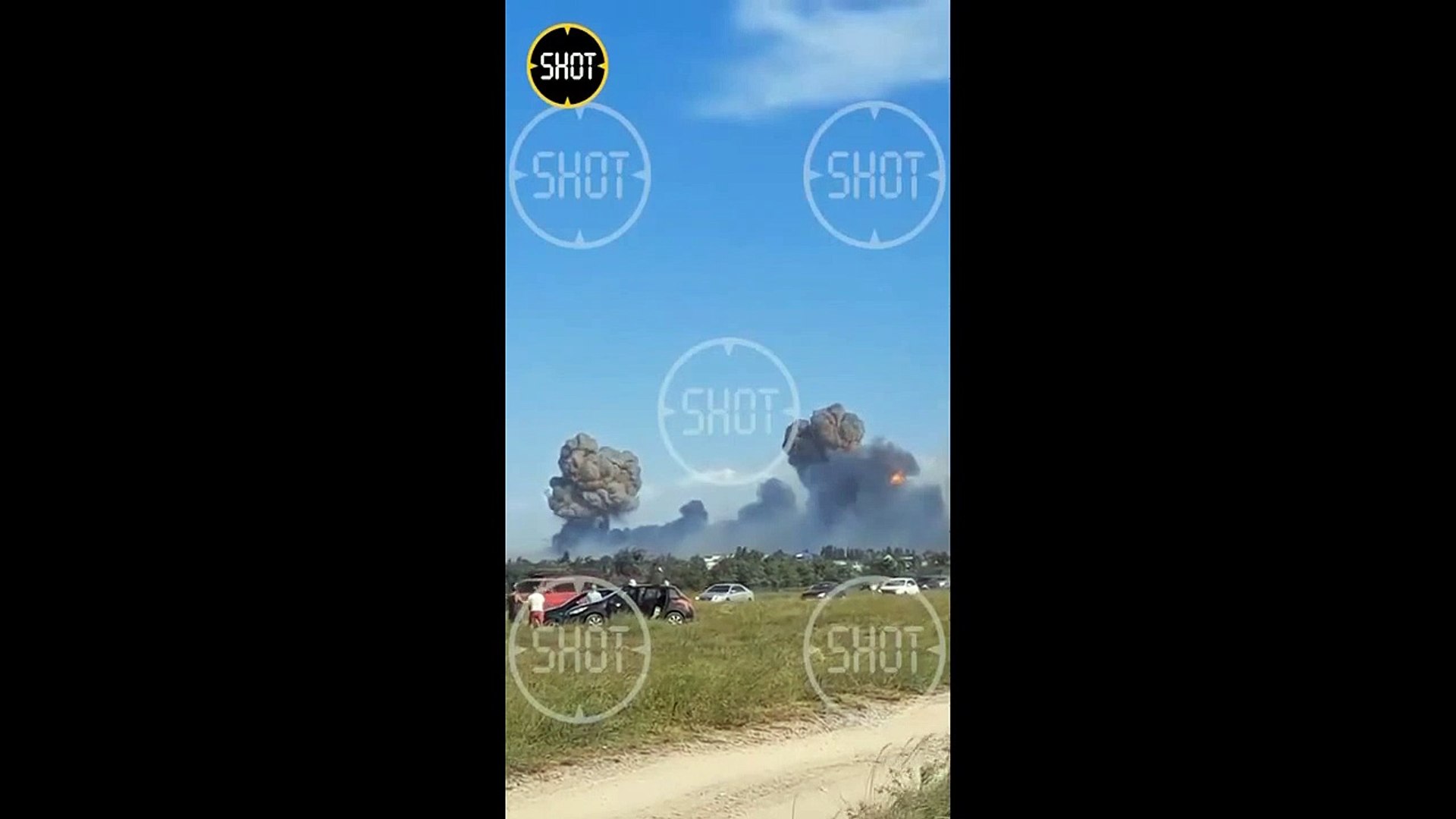 War in Ukraine , Ukrainian military attacked Russian military airfield