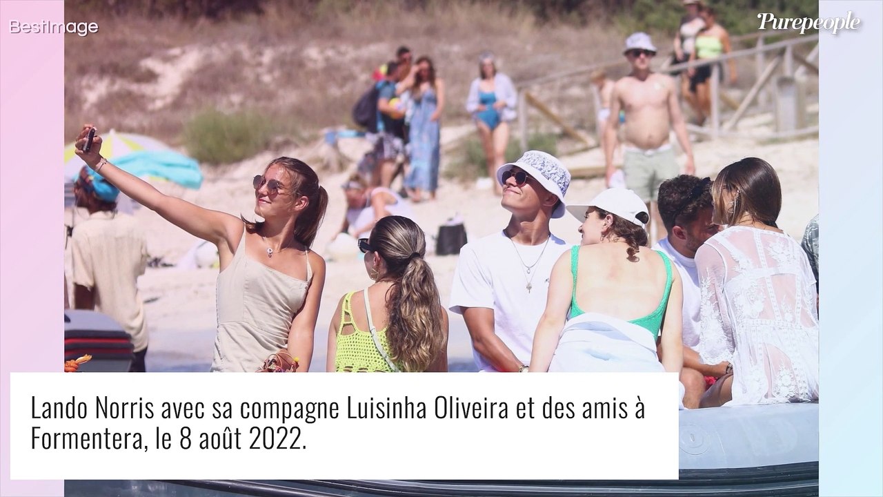 Lando Norris : La star de la F1 s'éclate aux Baléares avec sa copine Luisinha