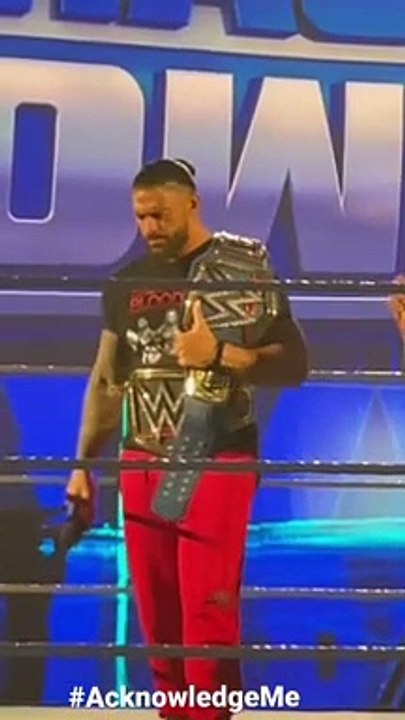 Acknowledge Roman Reigns #romanreigns #wwe