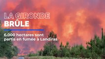 Reprises des incendies en Gironde : 6.000 hectares brûlés