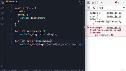 Enumerating Properties of an Object