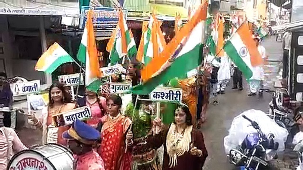 हर घर तिरंगा अभियान: शहर में निकाली तिरंगा यात्रा