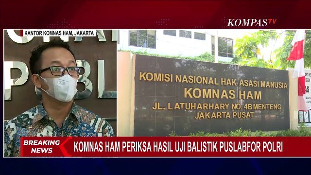 Komnas HAM Terima Hasil Pemeriksaan CCTV dan Uji Balistik Penembakan Brigadir Yoshua