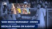 Aaj Tak Anchor Anjana Om Kashyap Heckled By Crowd In Bihar| GodiMedia| Patna| Narendra Modi| JDU BJP