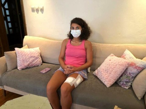 Bingöl haberi! Ayağına yorgun mermi isabet eden genç kız: Mermi 1 santimetre daha gitseydi sakat kalabilirdim
