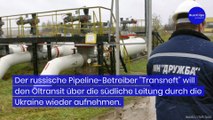 Russische Ölpipeline durch Ukraine wieder aktiv