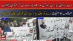 Journalists protest Against ARY News Broadcast Suspension and Ammad Yousuf's arrest