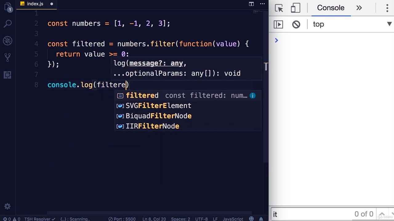 Filtering an Array