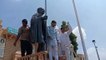 Watch Video: अष्टधातु से निर्मित गांधी प्रतिमा और 100 फीट ऊंचे राष्ट्रीय ध्वज का लोकार्पण