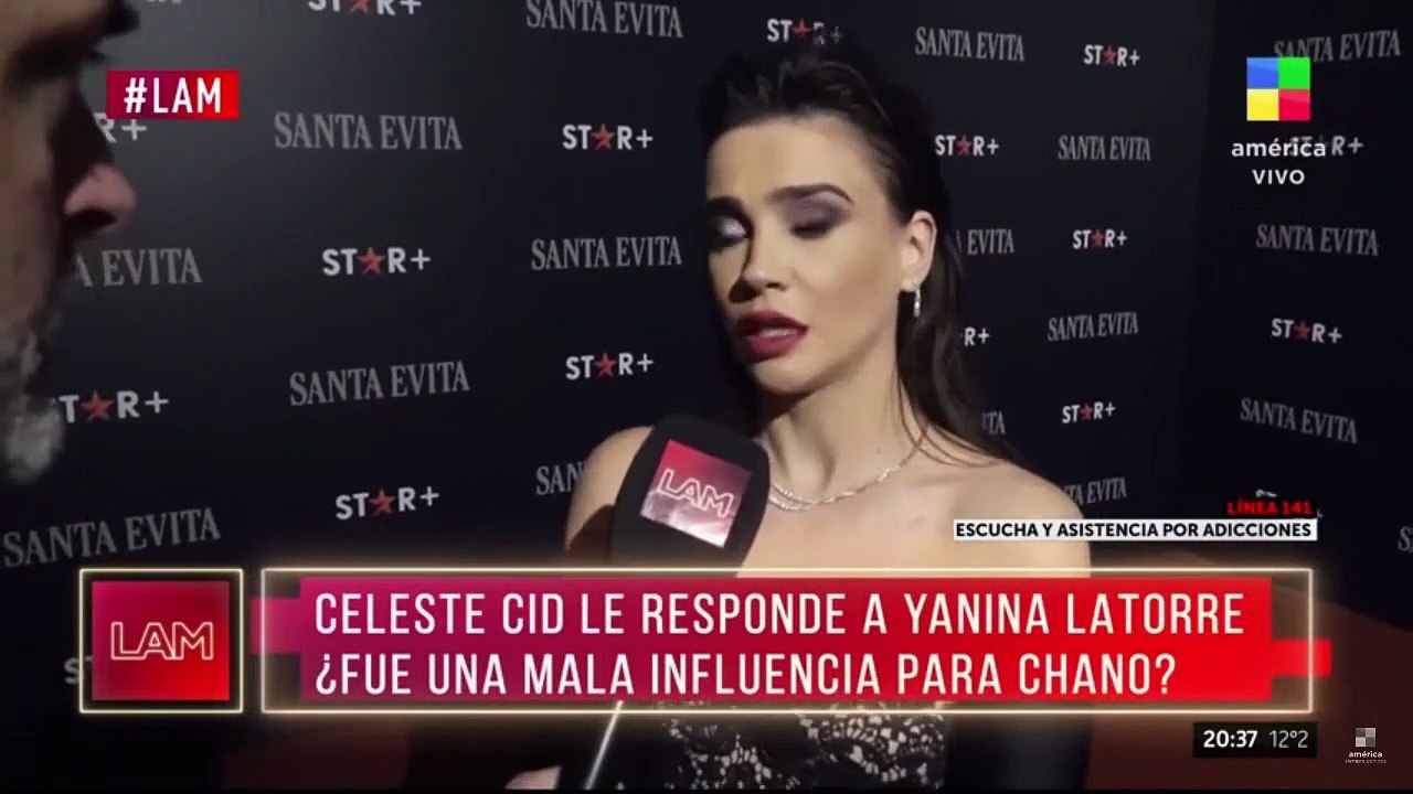 Celeste Cid le respondió a Yanina Latorre