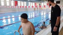 Ankara gündem haberleri | Çubuk'ta açılan yüzme kursuna ilgi