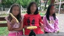 Bahçesinden mısır alan 3 kız çocuğunu tekme ve yumrukla darp etti