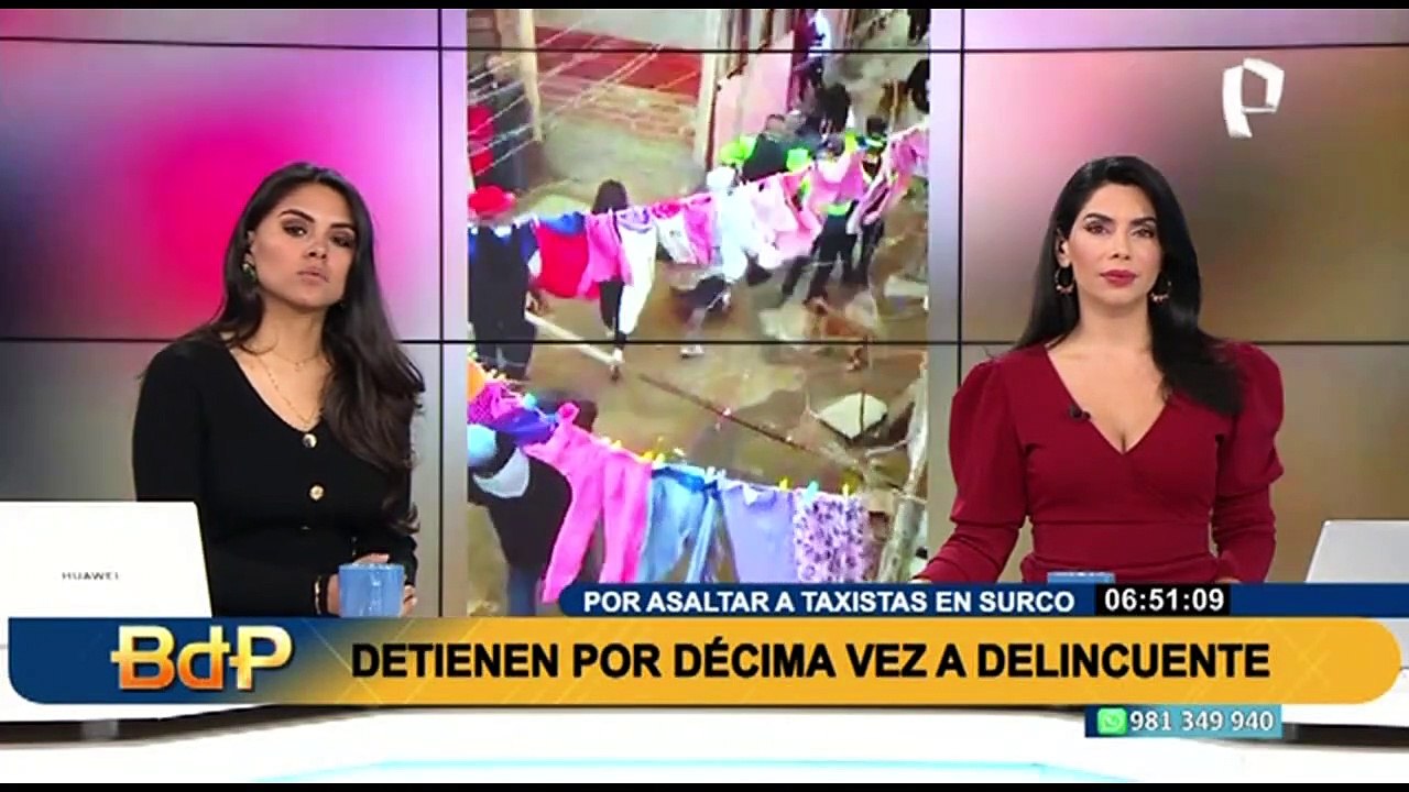 Surco: detienen a delincuente que asaltaba a taxistas por aplicativo con arma de fuego