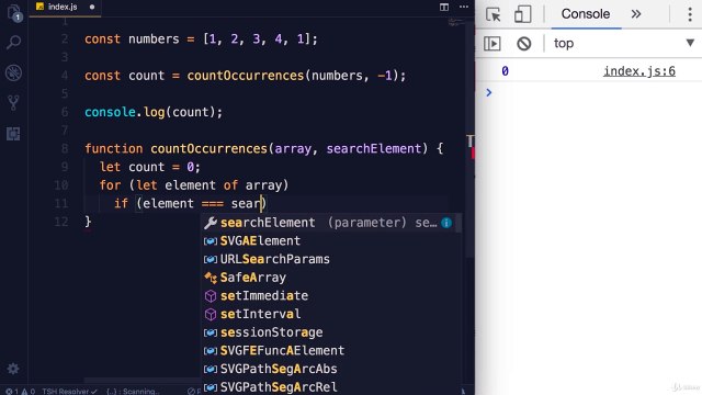 Exercise 5- Count Occurrences