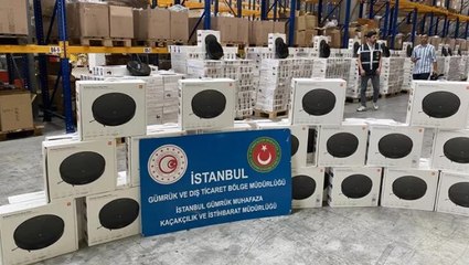 Gümrük Muhafaza’dan 45 milyonluk robot süpürge operasyonu