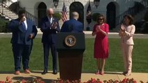 Joe Biden 'forgets' shaking Schumer's hand