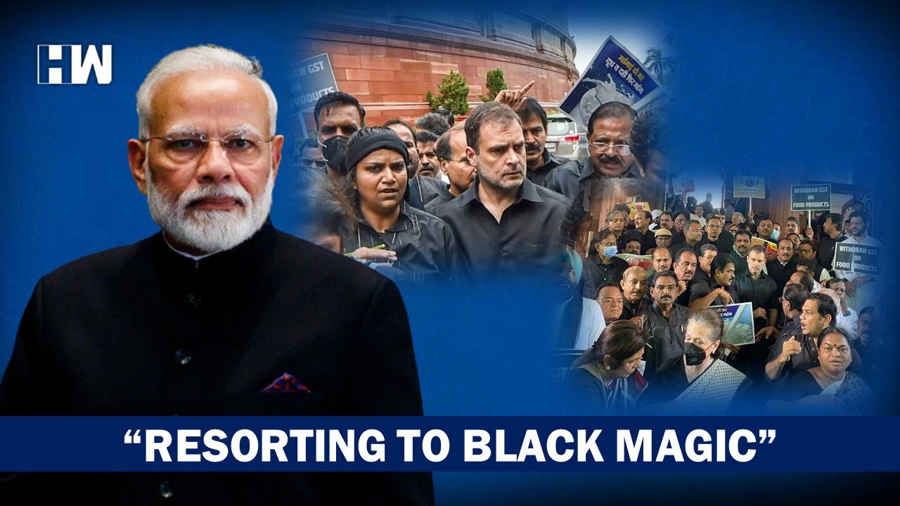 "Black Magic Can't End Your Black Days": PM Modi Takes A Dig At Congress' All Black Protest| BJP