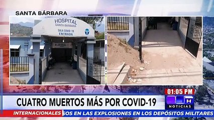 Cuatro muertos por covid19 en hospital de Santa Bárbara, la sala sigue al 100 %
