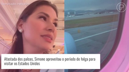 Em meio a polêmicas, Simone sai do Brasil: 'Não tenho juízo'