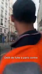 Une voiture de police percute un conducteur en délit de fuite pour le stopper (Paris)