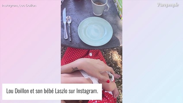 Lou Doillon maman : son adorable cliché avec son bébé Laszlo en couche