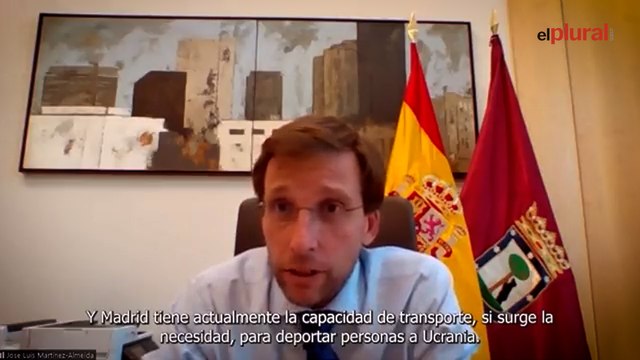 Almeida habla de deportar ucranianos