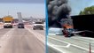 Un avion atterrit en catastrophe sur une autoroute californienne avant de s'enflammer