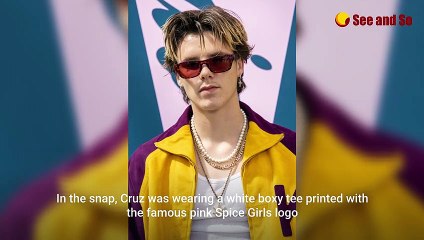 Victoria Beckham's son Cruz made a lovely nod to his mother's Spice Girls time