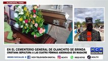 Dolor y consternación en sepelio de cuatro personas asesinadas en Olanchito