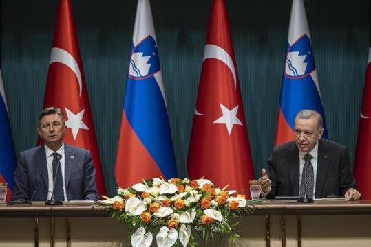 Cumhurbaşkanı Erdoğan, Slovenya Cumhurbaşkanı Pahor ile ortak basın toplantısında konuştu Açıklaması